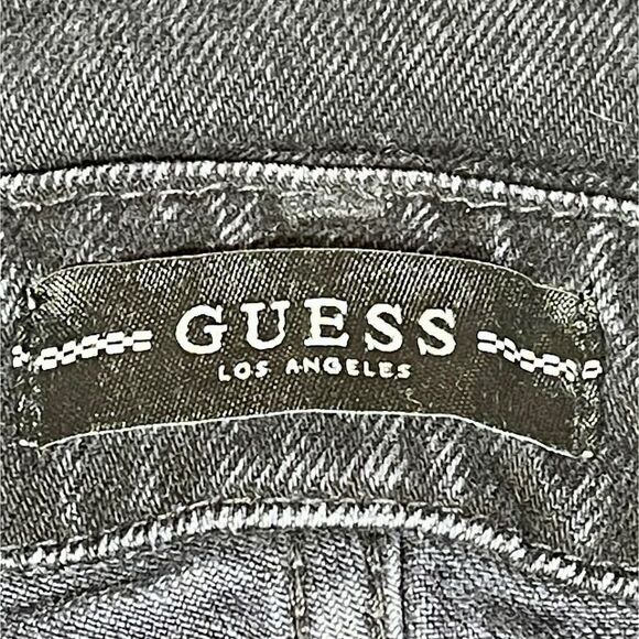 GUESS Women's Belted 80s Jeans - Picture 3 of 7